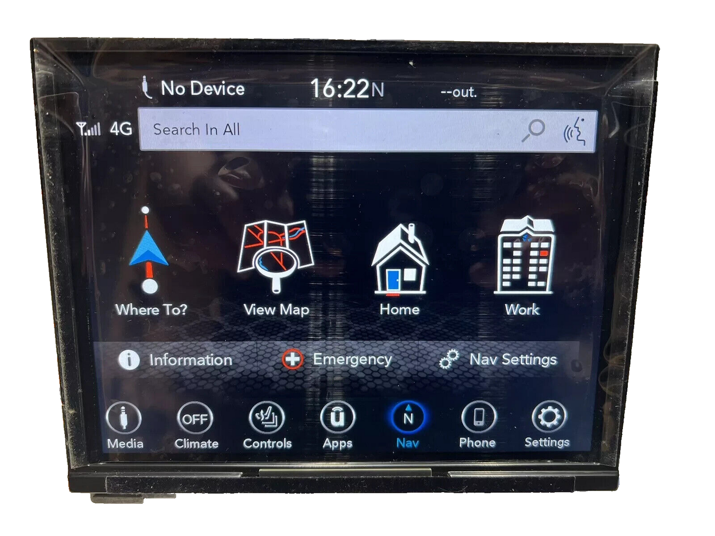 18-24 Dodge Charger Challenger Chrysler 300 Radio Navigation Multi Media Screen