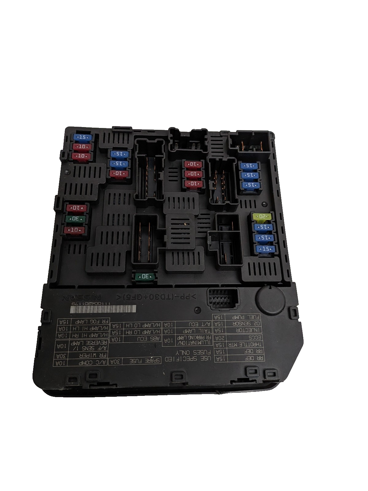 2008-2015 Nissan Rogue Sentra  IPDM Fuse Box Relay Module 284B6-JG03A