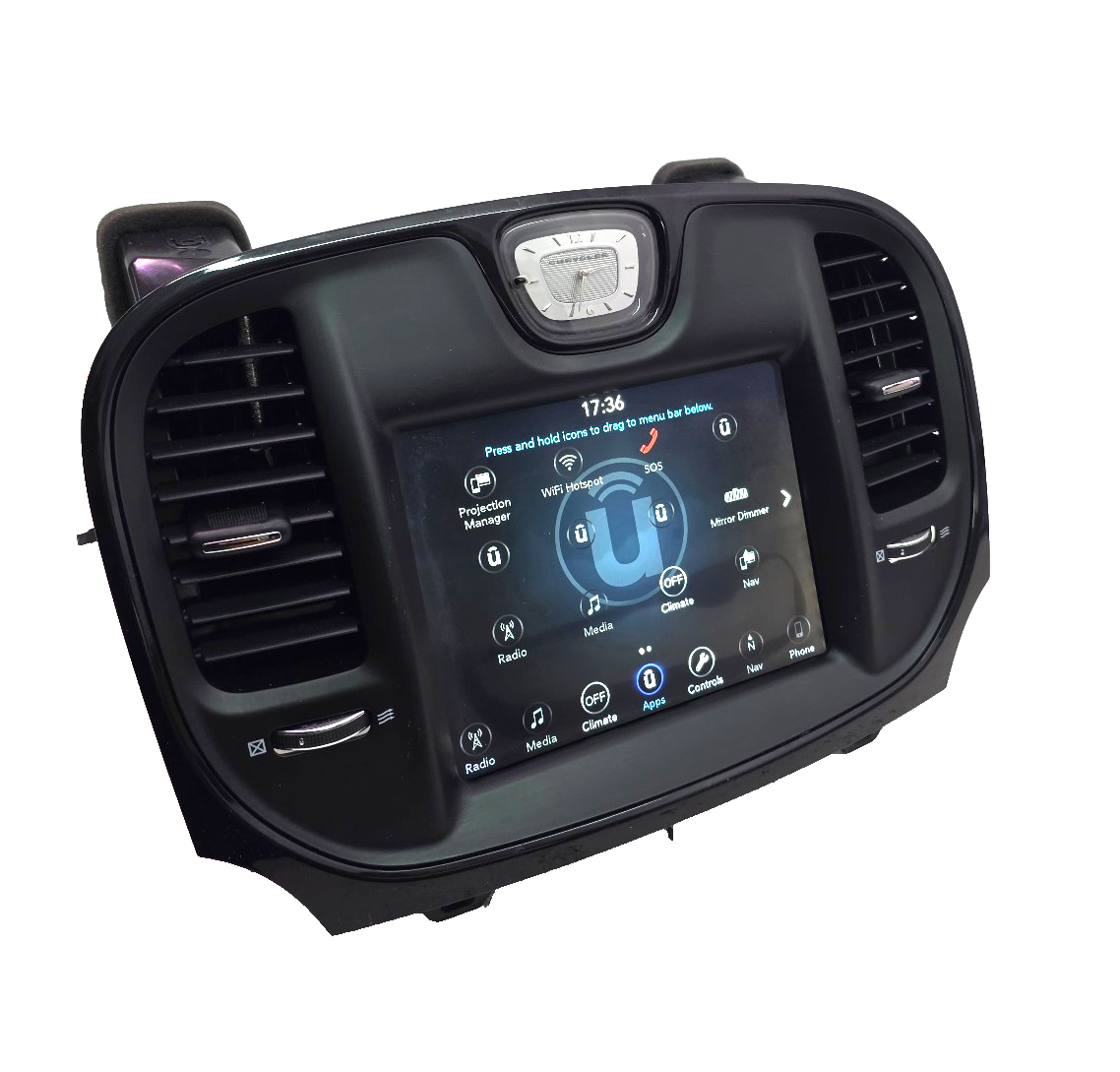 2015-2022  Chrysler 300 Navigation 4C Radio Display Screen Bezel CarPlay Android