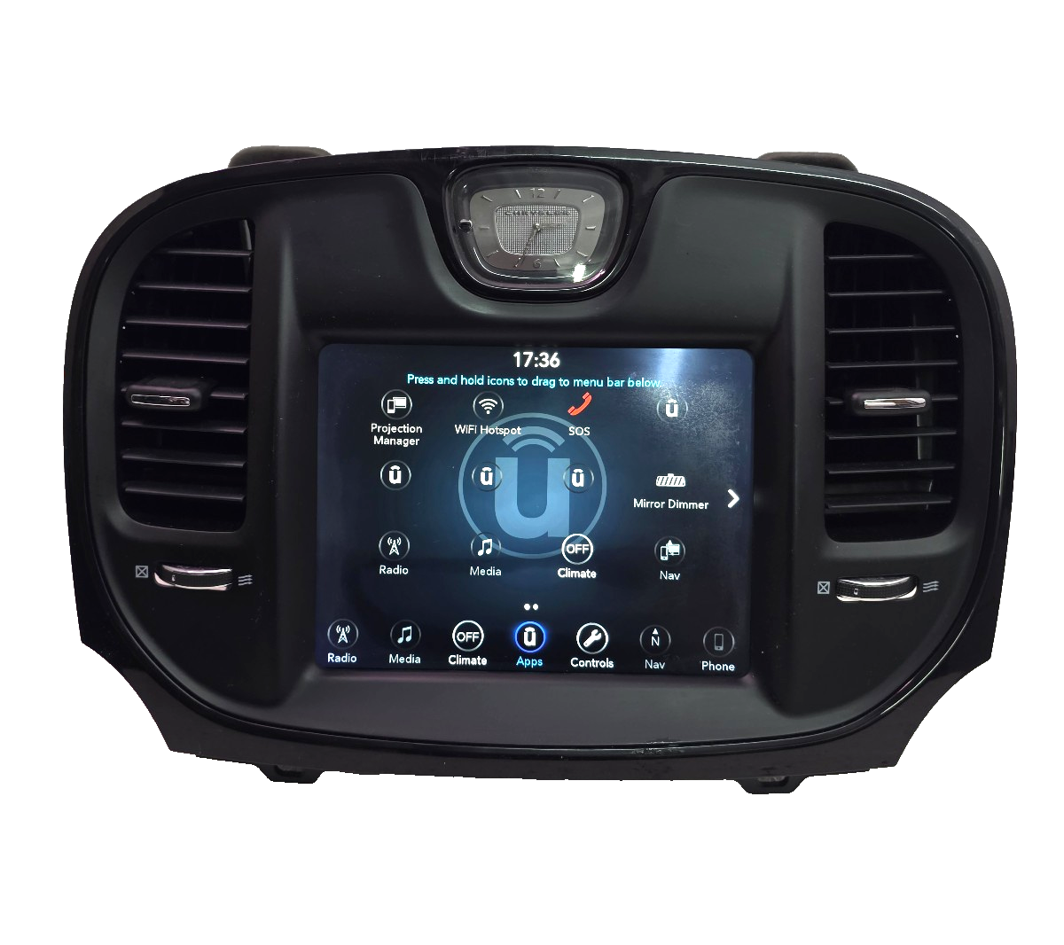 2015-2022  Chrysler 300 Navigation 4C Radio Display Screen Bezel CarPlay Android