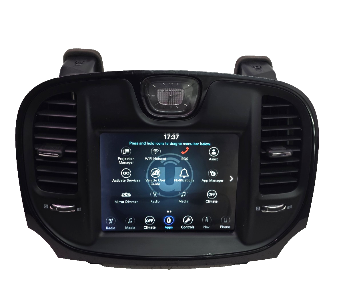 2015-2022  Chrysler 300 Navigation 4C Radio Display Screen Bezel CarPlay Android