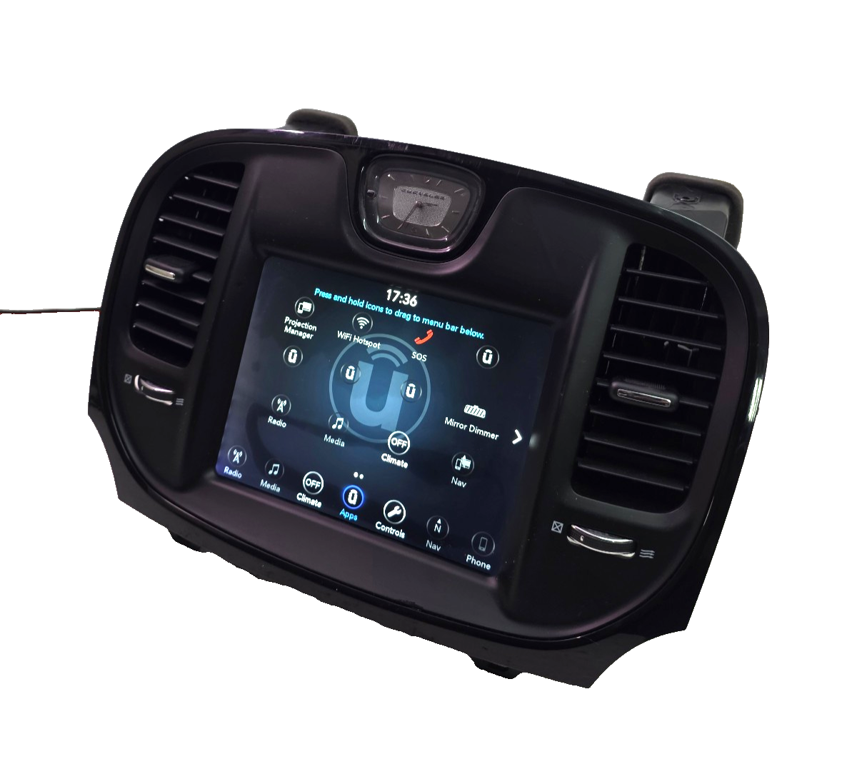 2015-2022  Chrysler 300 Navigation 4C Radio Display Screen Bezel CarPlay Android