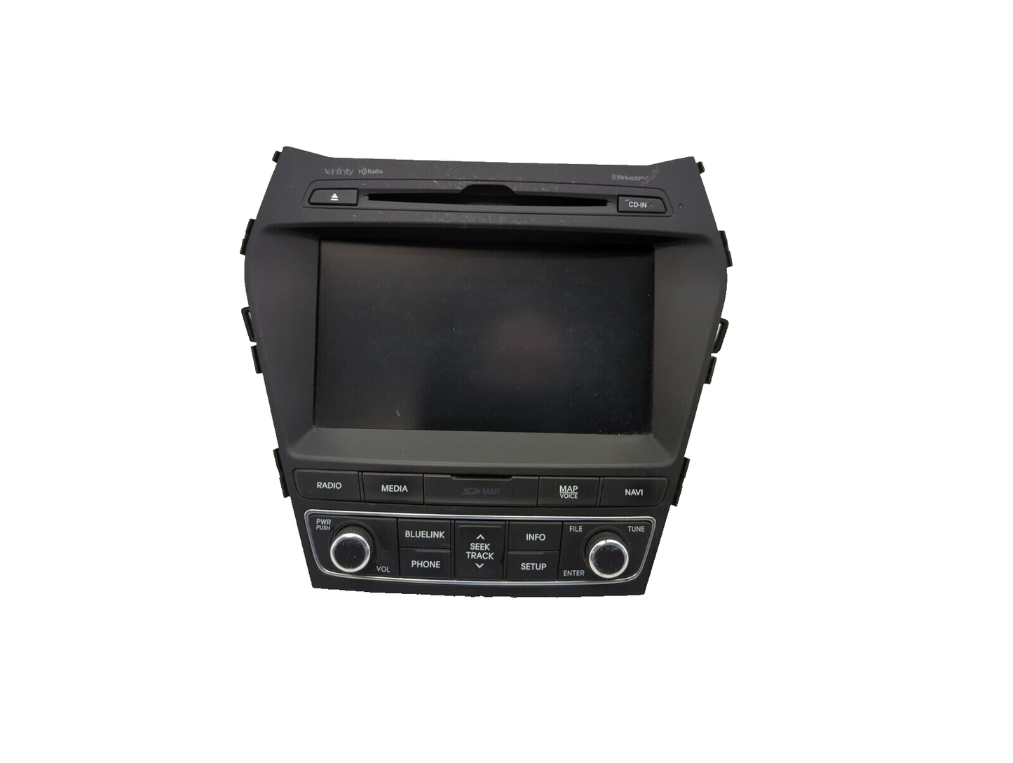 17 18 19  Hyundai Santa Fe  Navigation Bluelink HD Radio XM AM FM CD Player