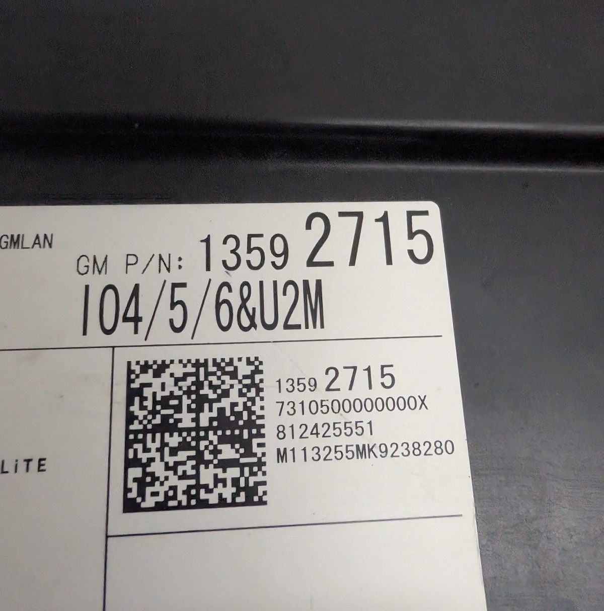 2013-2015 GM Cadillac Radio Receiver Control Module Tuner  OEM 13592804