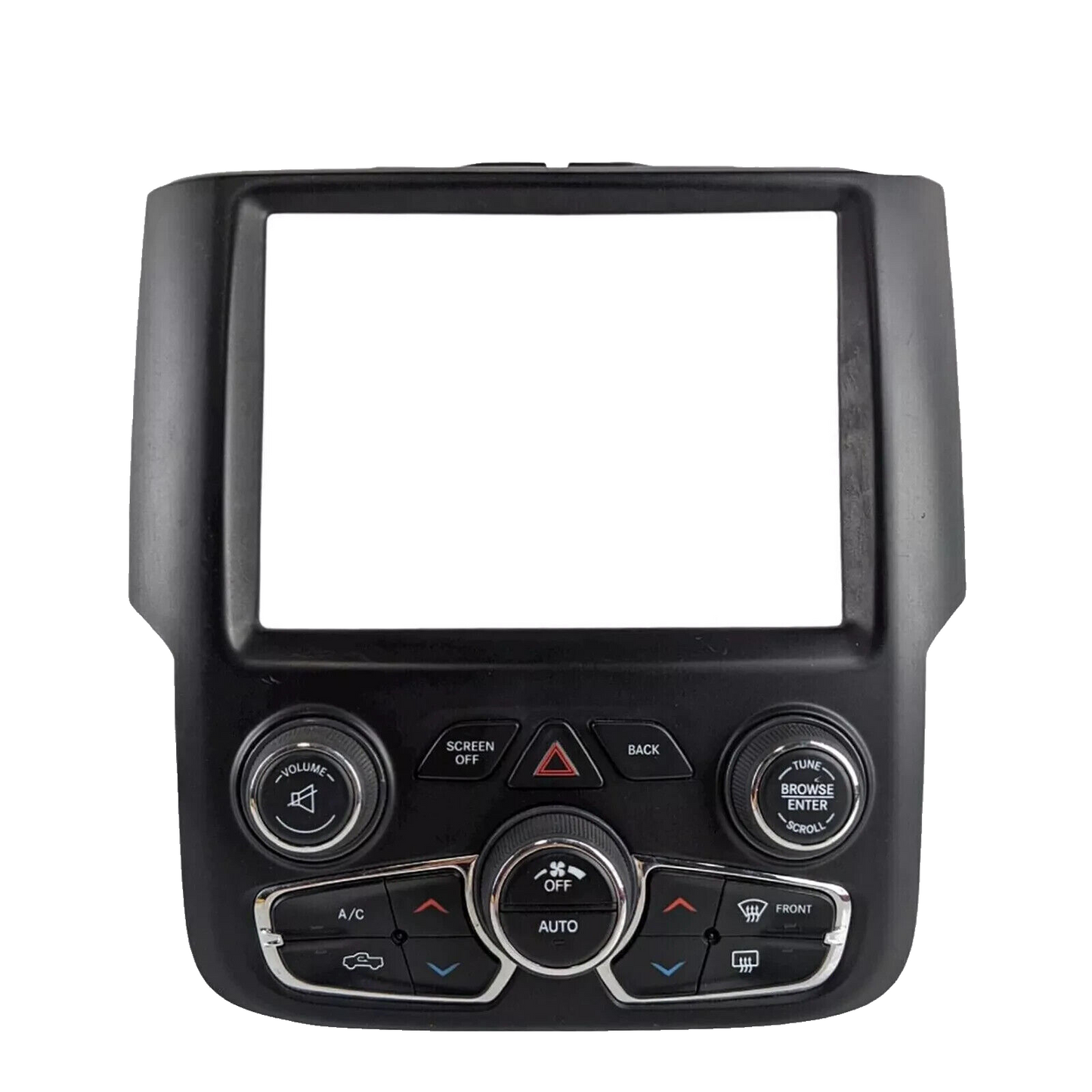 2013-2019 Dodge RAM 1500 Climate Control Dual Zone 8.4" Screen Bezel