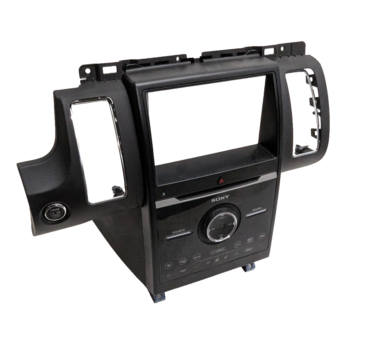 2013-2019 Ford Flex Sony Radio Bezel Climate Control Face Panel No Vents
