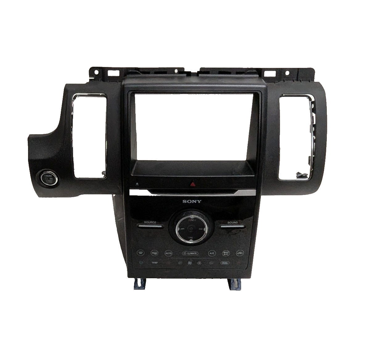 2013-2019 Ford Flex Sony Radio Bezel Climate Control Face Panel No Vents