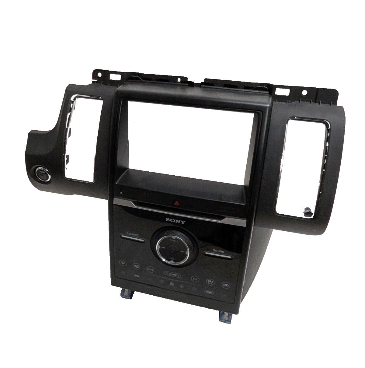 2013-2019 Ford Flex Sony Radio Bezel Climate Control Face Panel No Vents