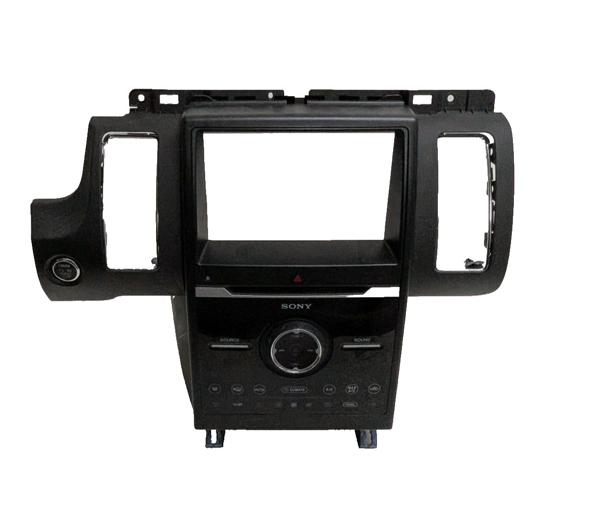 2013-2019 Ford Flex Sony Radio Bezel Climate Control Face Panel No Vents