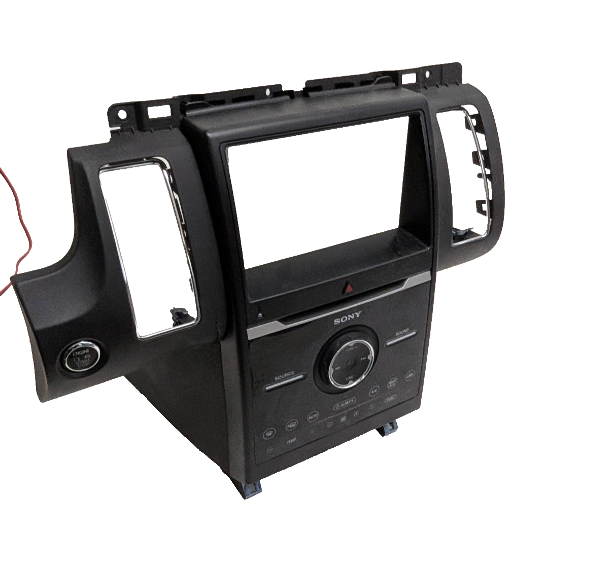 2013-2019 Ford Flex Sony Radio Bezel Climate Control Face Panel No Vents