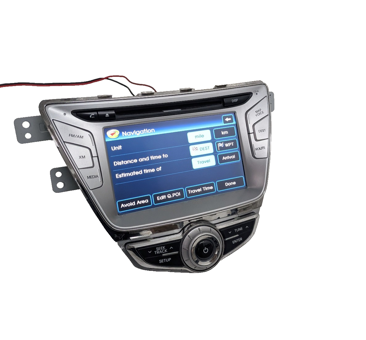 2011-2013 Hyundai Elantra Navigation Radio Touchscreen GPS CD OEM 96560-3X101FP