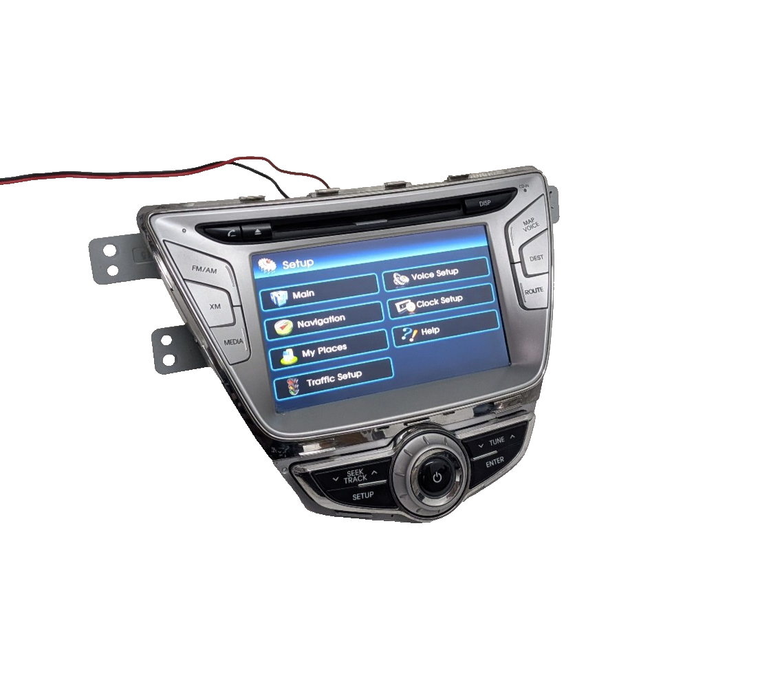 2011-2013 Hyundai Elantra Navigation Radio Touchscreen GPS CD OEM 96560-3X101FP
