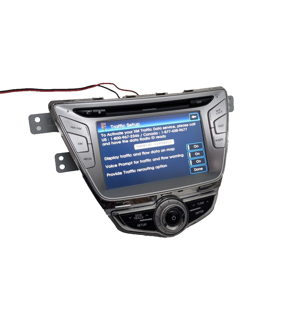 2011-2013 Hyundai Elantra Navigation Radio Touchscreen GPS CD OEM 96560-3X101FP