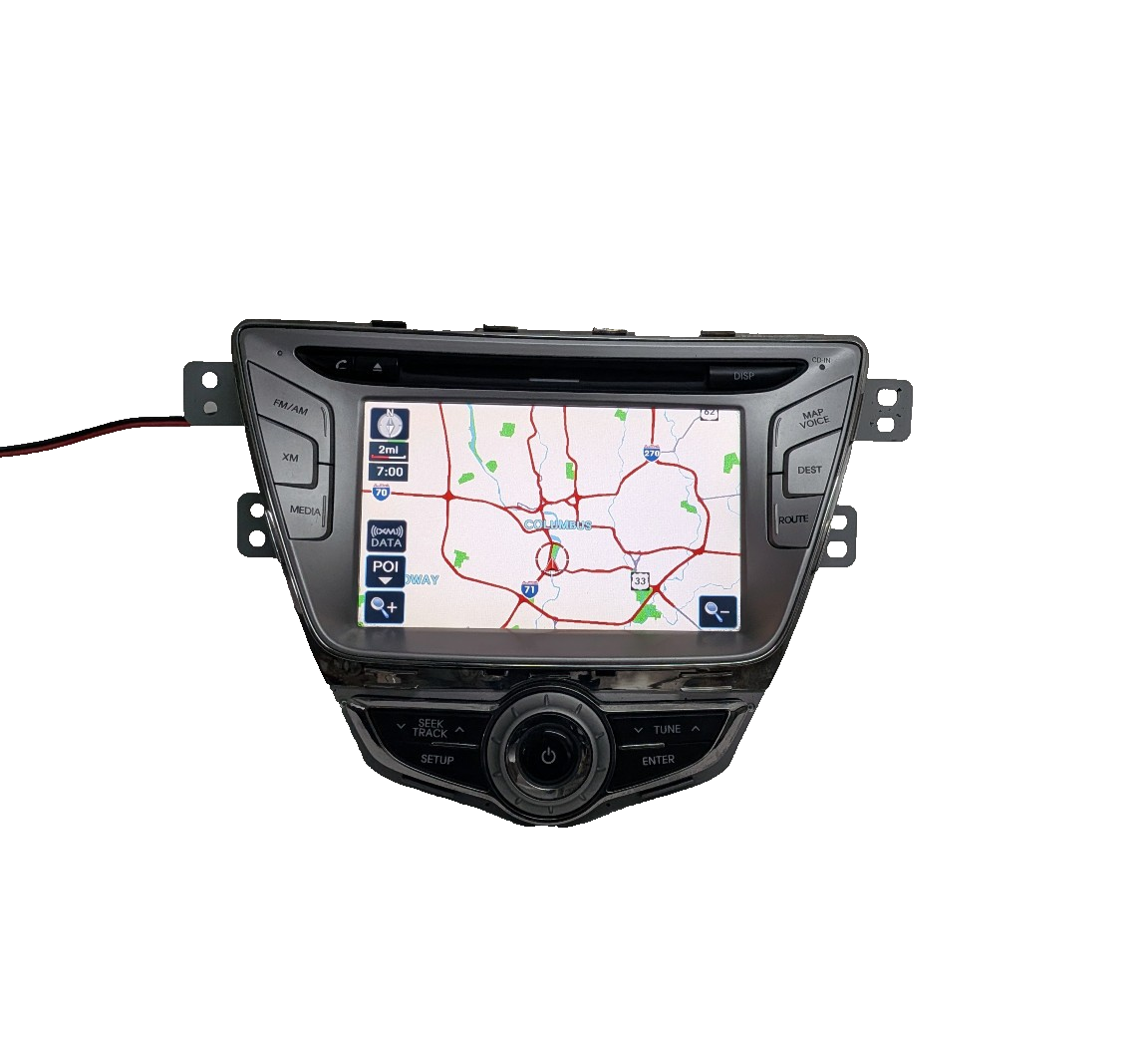 2011-2013 Hyundai Elantra Navigation Radio Touchscreen GPS CD OEM 96560-3X101FP