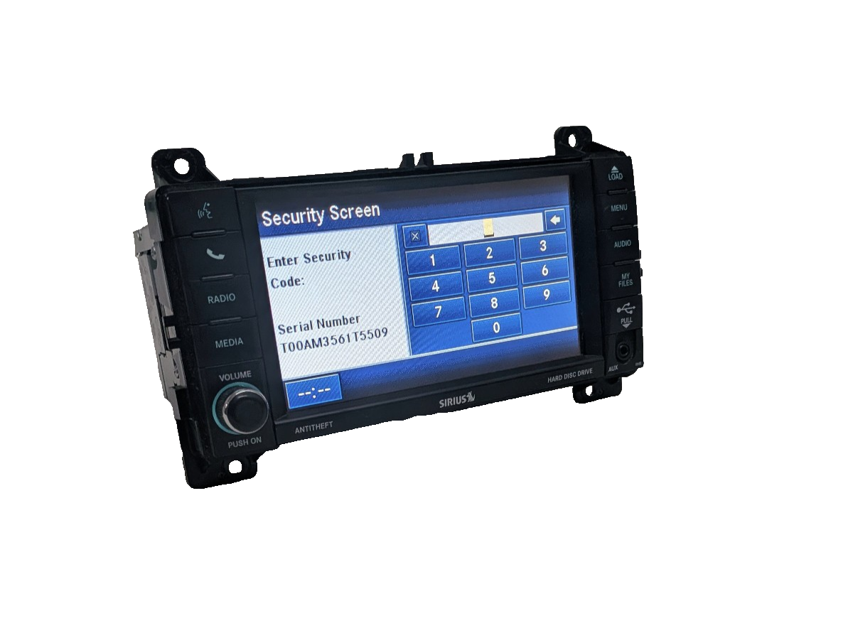 2011-2013 Jeep Cherokee Dodge Durango RHB 430N MyGIG Navigation Radio W/Code
