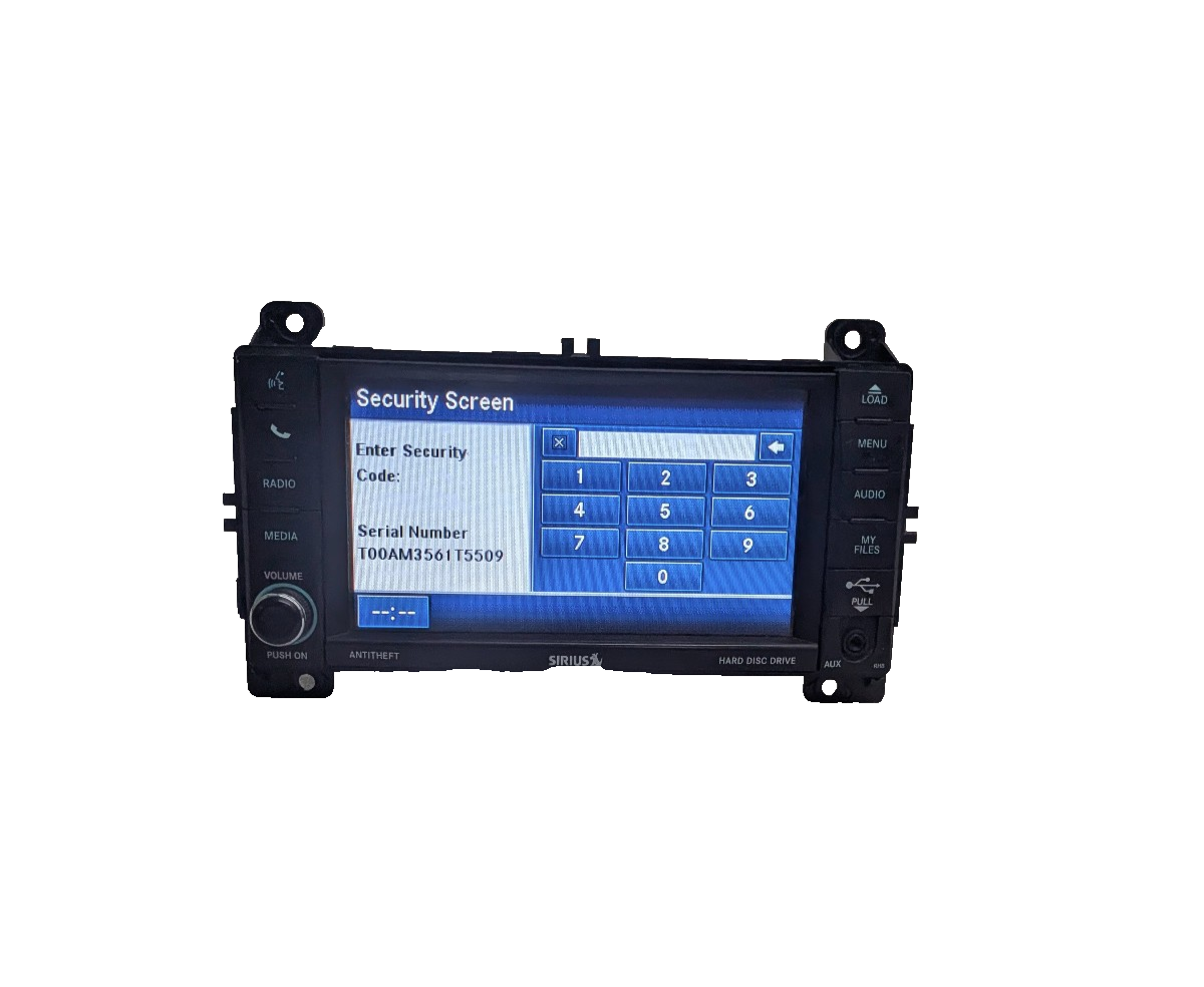 2011-2013 Jeep Cherokee Dodge Durango RHB 430N MyGIG Navigation Radio W/Code