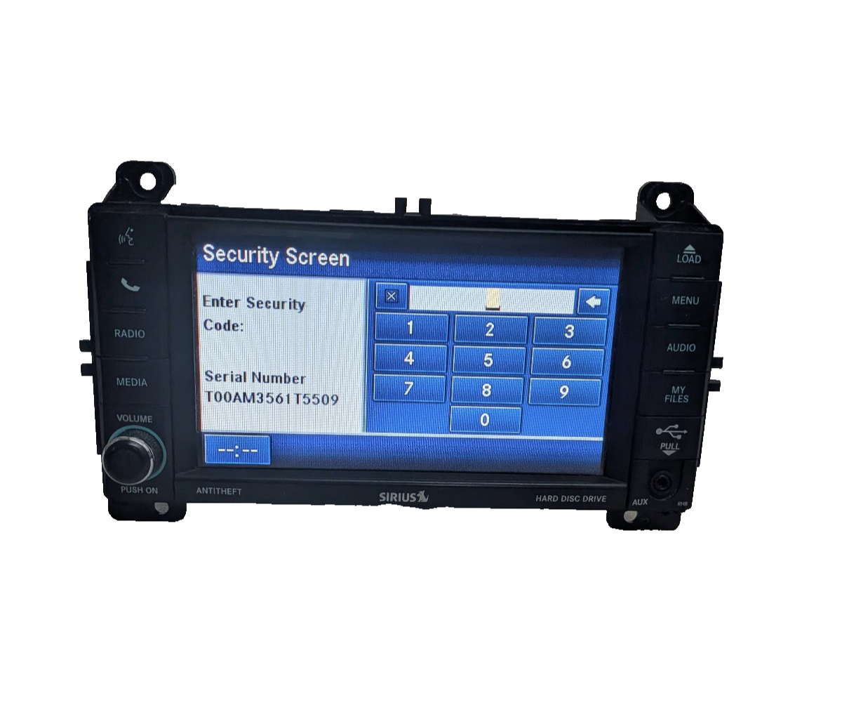 2011-2013 Jeep Cherokee Dodge Durango RHB 430N MyGIG Navigation Radio W/Code