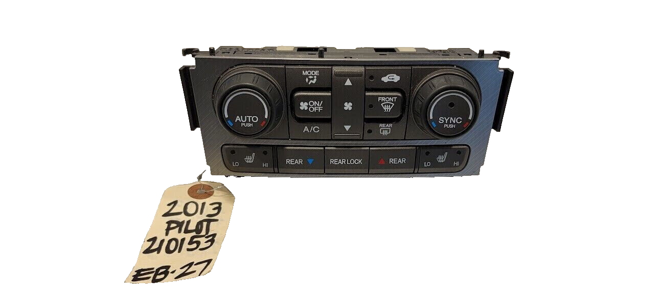 12 13 14 15 Honda Pilot A/C  Heater Temperature Climate Control