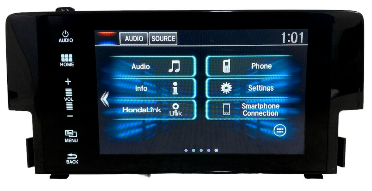 16 17 18 Honda Civic Radio Navigation 7" Display Touch Screen  39101-TEG-A02-M1
