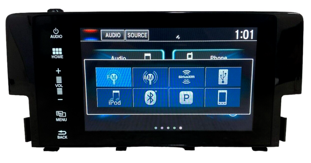 16 17 18 Honda Civic Radio Navigation 7" Display Touch Screen  39101-TEG-A02-M1