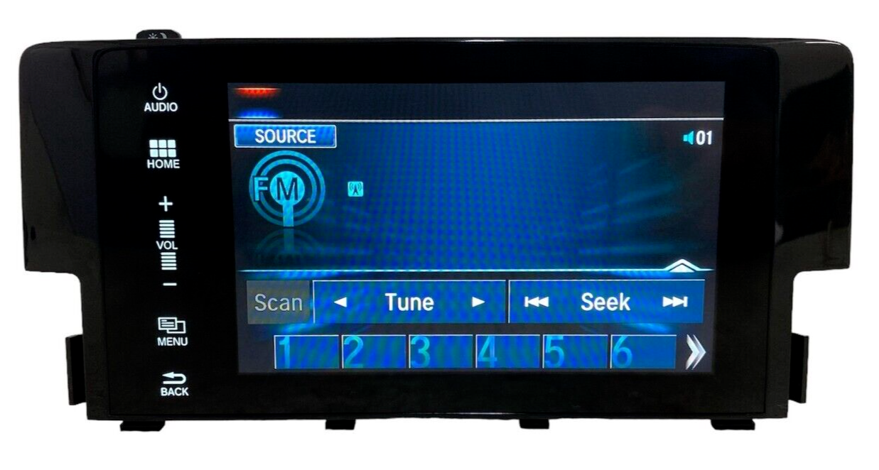 16 17 18 Honda Civic Radio Navigation 7" Display Touch Screen  39101-TEG-A02-M1