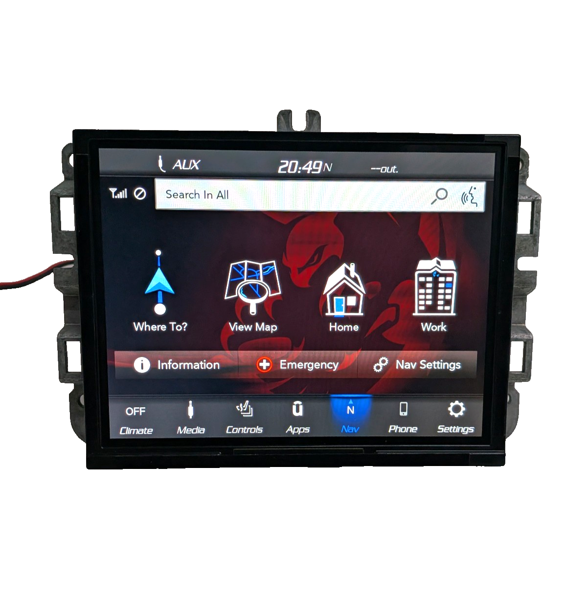 2019-2023 Jeep Renegade  4C NAV 8.4 Touchscreen Radio Navigation Carplay Android