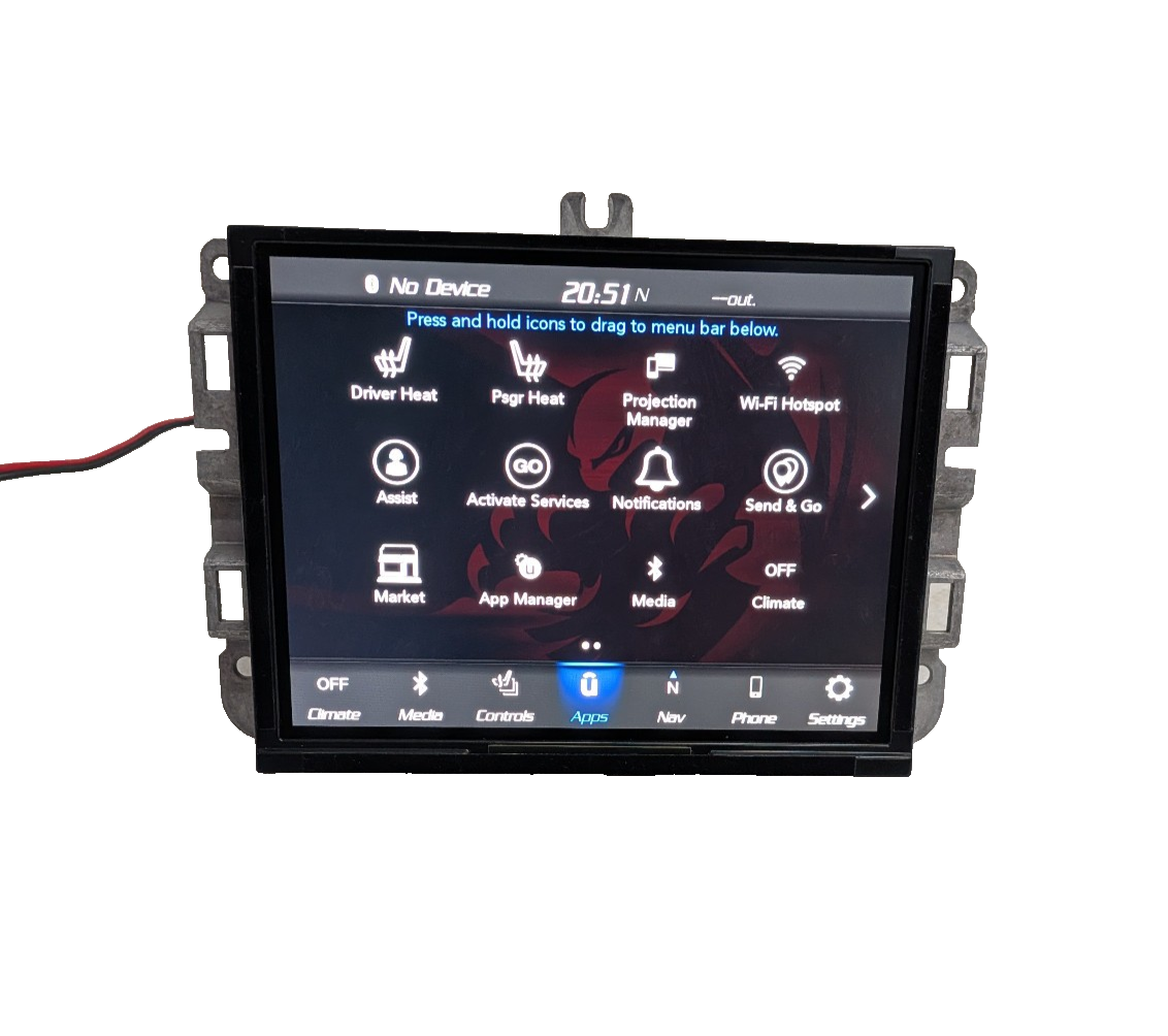 2019-2023 Jeep Renegade  4C NAV 8.4 Touchscreen Radio Navigation Carplay Android