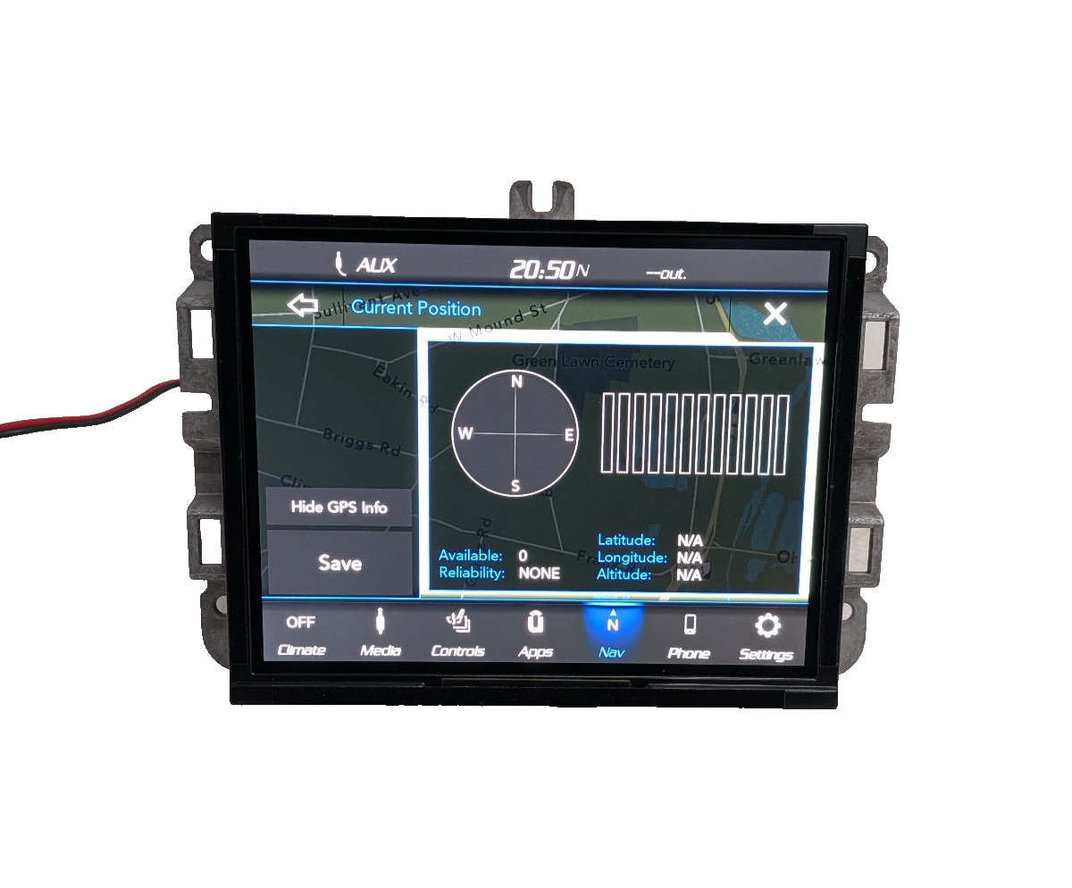 2019-2023 Jeep Renegade  4C NAV 8.4 Touchscreen Radio Navigation Carplay Android