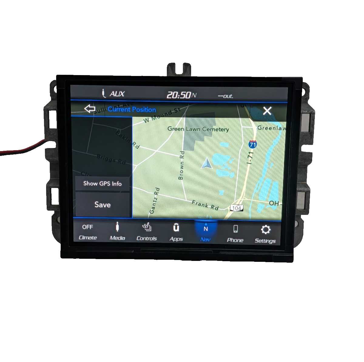 2019-2023 Jeep Renegade  4C NAV 8.4 Touchscreen Radio Navigation Carplay Android