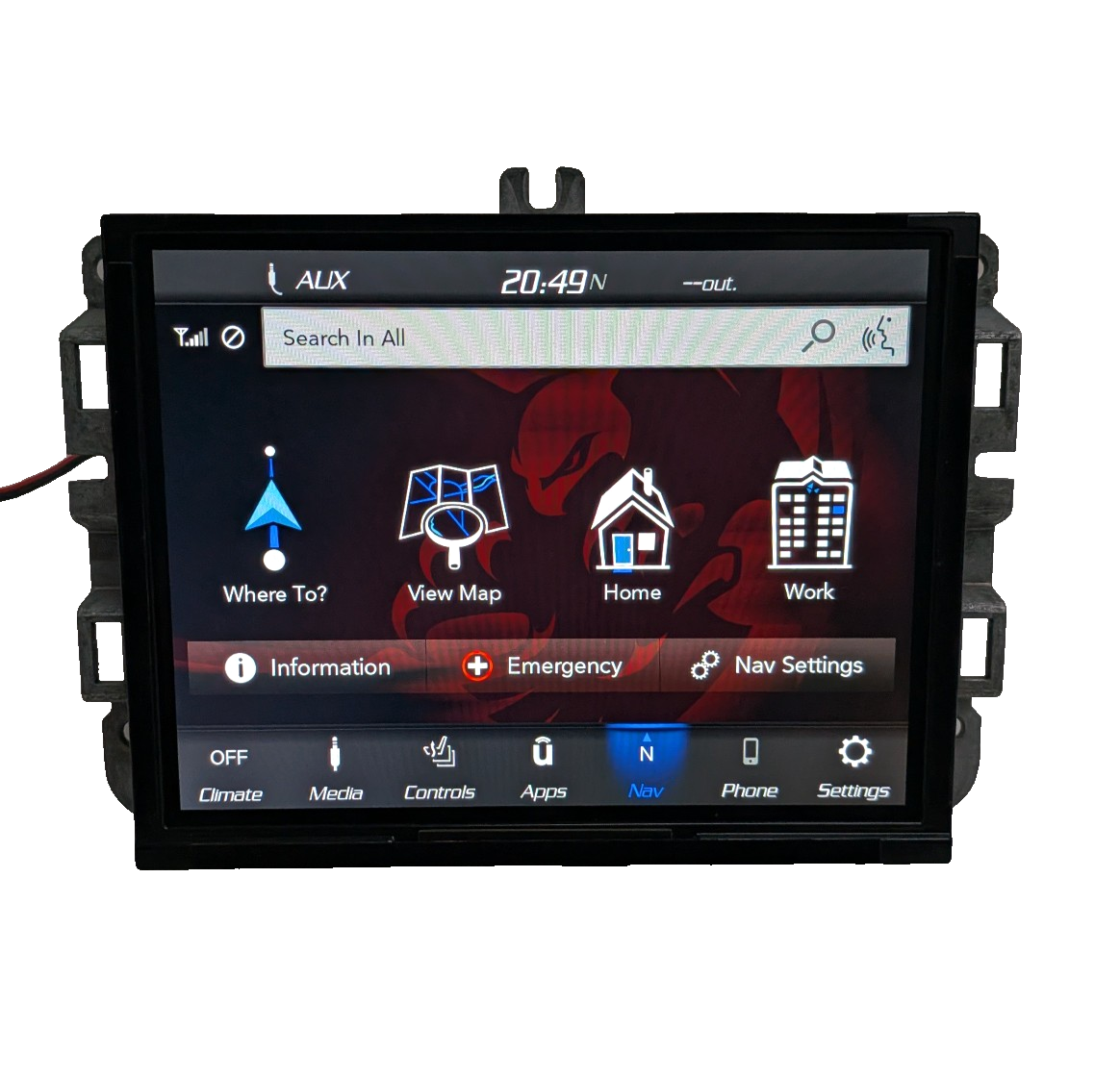 2019-2023 Jeep Renegade  4C NAV 8.4 Touchscreen Radio Navigation Carplay Android