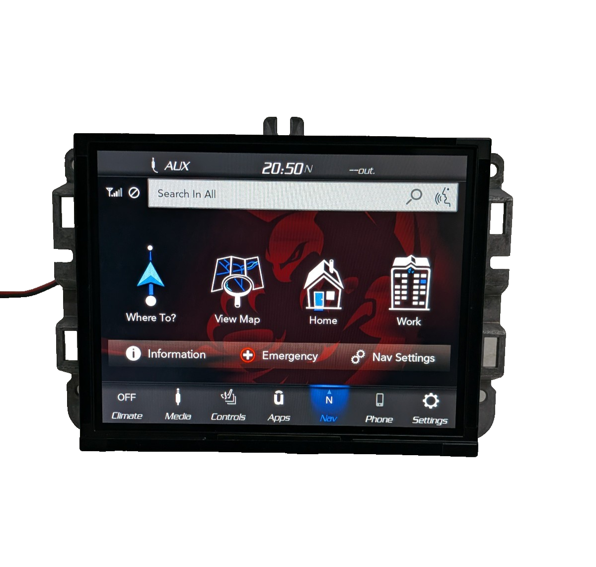 2019-2023 Jeep Renegade  4C NAV 8.4 Touchscreen Radio Navigation Carplay Android
