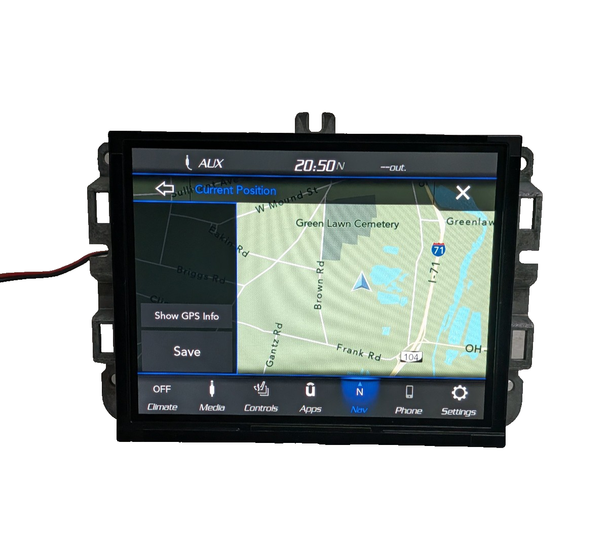 2019-2023 Jeep Renegade  4C NAV 8.4 Touchscreen Radio Navigation Carplay Android