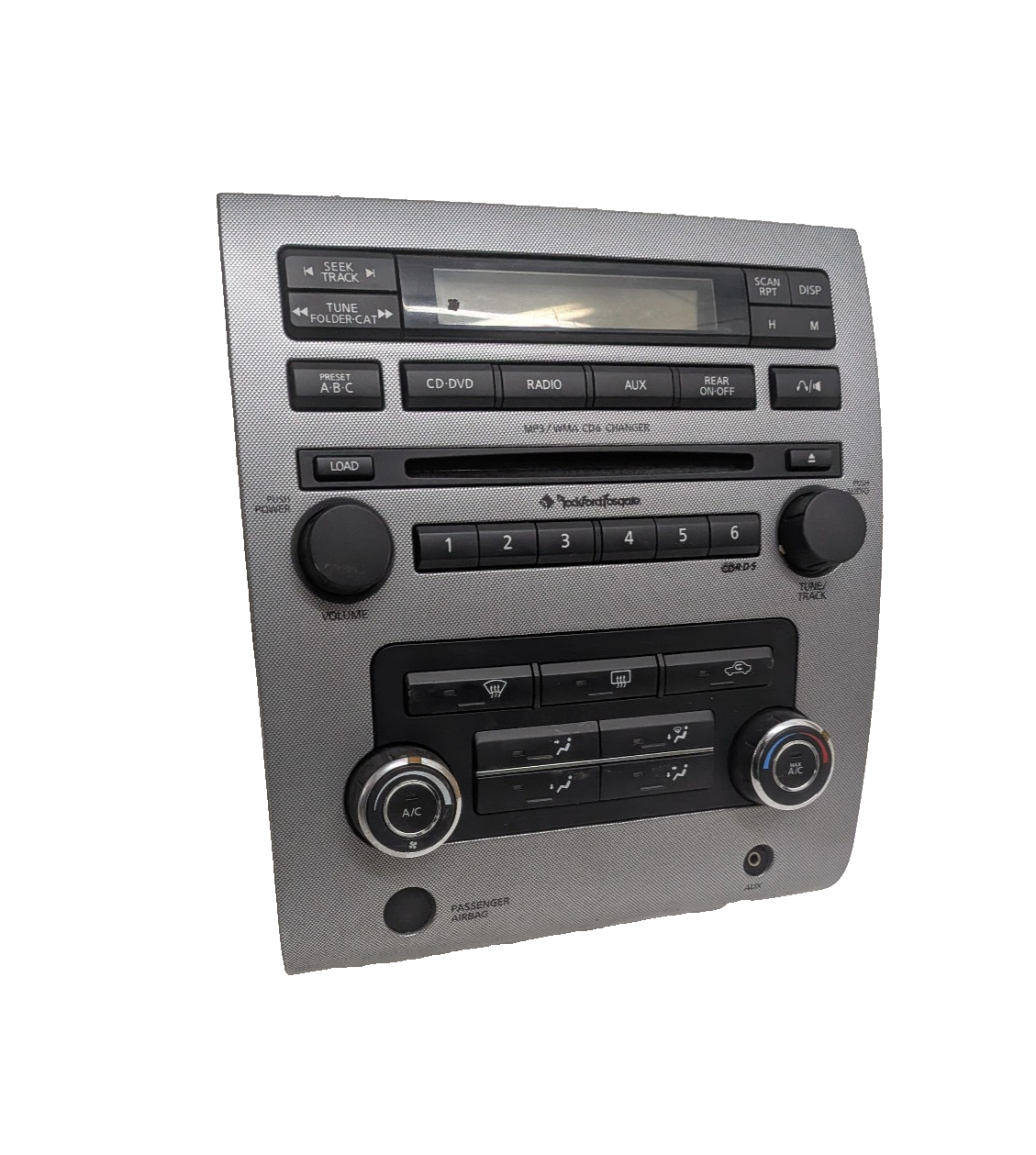 2008-2012 Nissan Titan Climate Control Radio Dash Bezel Rockford Fosgate