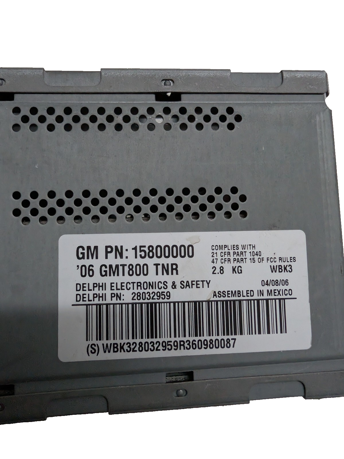 03 04 05 06 Chevy Silverado Tahoe GMC Sierra Yukon Hummer H2 Navigation Radio