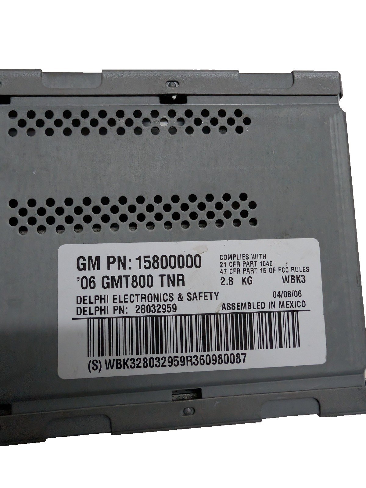 03 04 05 06 Chevy Silverado Tahoe GMC Sierra Yukon Hummer H2 Navigation Radio
