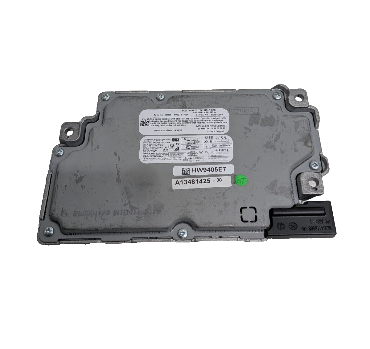 2018-2020 Ford Fiesta EcoSport Sync 3 Navigation APIM Module H1BT-14G371-CEC OEM
