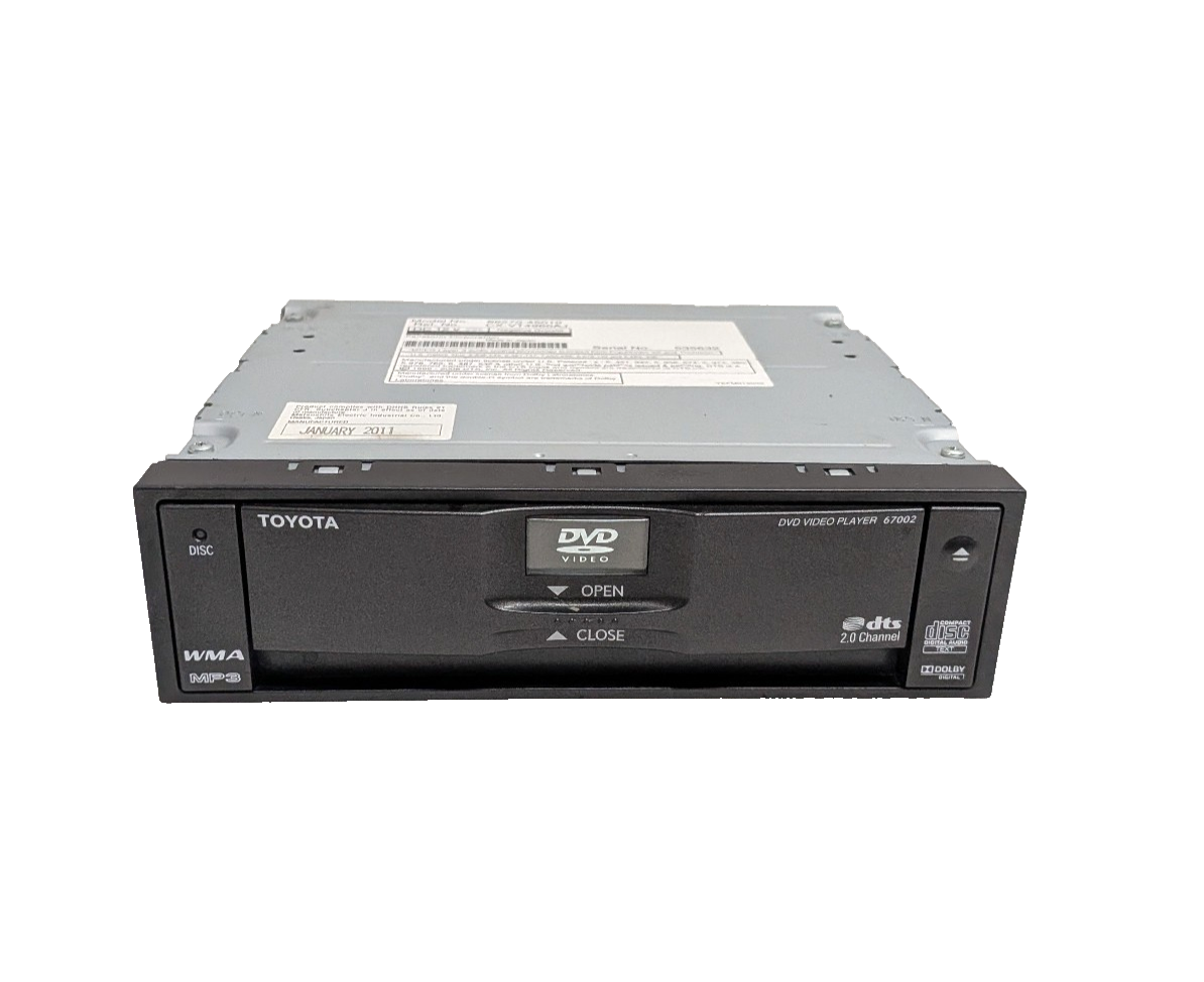2011-2014 Toyota Sienna Rear Entertainment DVD Video Player 86270-45010