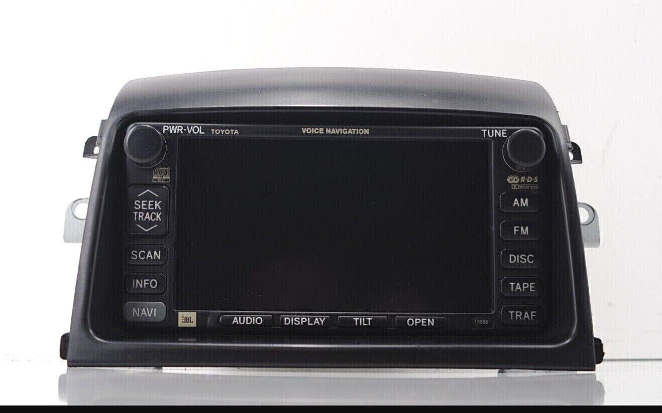 04 05 Toyota Sienna  Radio  Voice Navigation  GPS Display Fujitsu 86120-08150