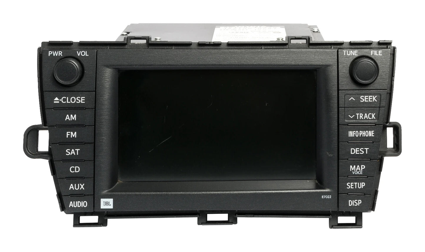 2010 2011 Toyota Prius JBL Navigation Radio Display Screen 86120-47390