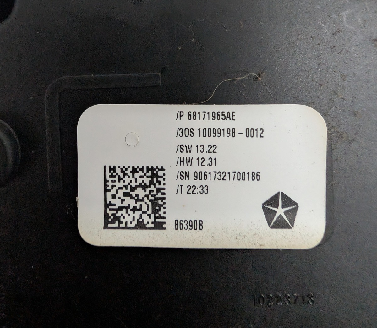 2013-2018 Dodge Ram  Rotary Gear Shift Control Module 4WD Selector 68171965AE