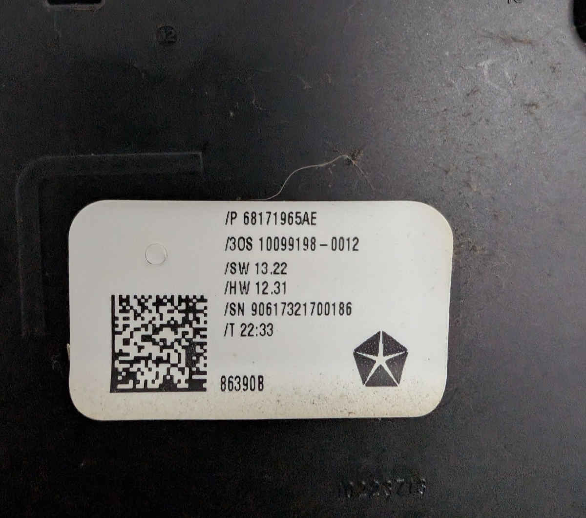 2013-2018 Dodge Ram  Rotary Gear Shift Control Module 4WD Selector 68171965AE
