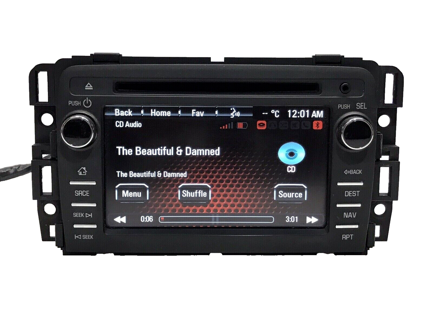 12 13 14 15 16 17  GMC Acadia CD Player Navigation Radio 23162879