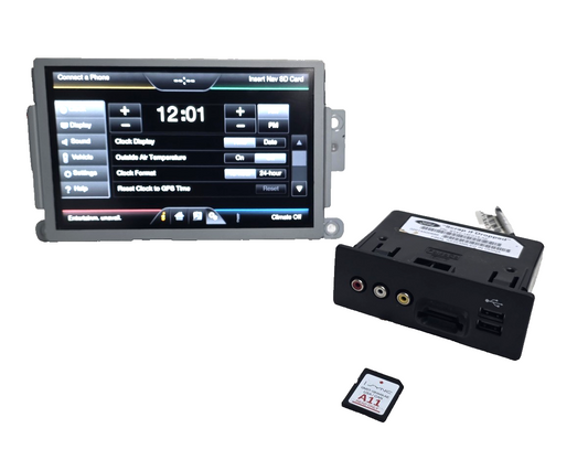 13 14 15 16 Ford  Radio Navigation Sync 2 Module Display Screen  SD Card Reader