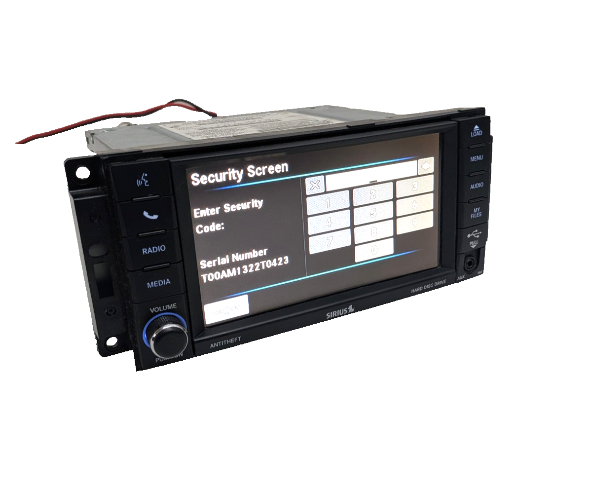 2007-2017 Jeep Wrangler JK Radio RBZ 430 MyGIG Touchscreen High Speed W/CODE