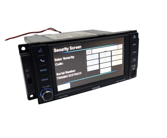 2007-2017 Jeep Wrangler JK Radio RBZ 430 MyGIG Touchscreen High Speed W/CODE