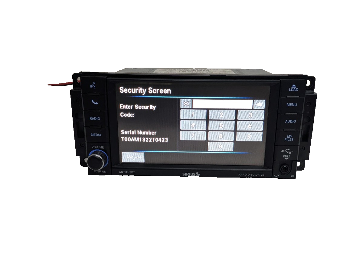 2007-2017 Jeep Wrangler JK Radio RBZ 430 MyGIG Touchscreen High Speed W/CODE