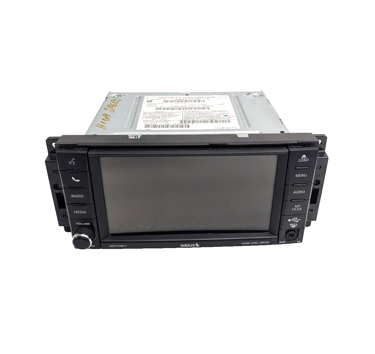 2007-2017 Jeep Wrangler JK Radio RBZ 430 MyGIG Touchscreen High Speed W/CODE