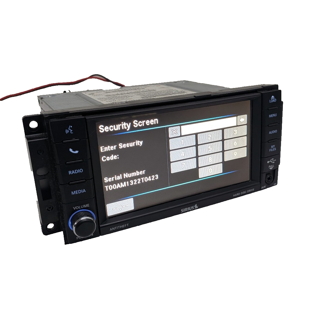 2007-2017 Jeep Wrangler JK Radio RBZ 430 MyGIG Touchscreen High Speed W/CODE