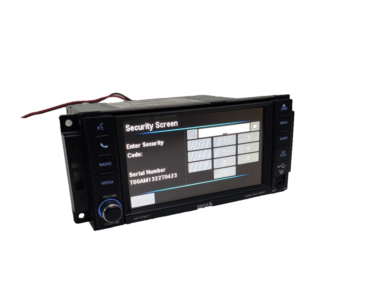 2007-2017 Jeep Wrangler JK Radio RBZ 430 MyGIG Touchscreen High Speed W/CODE