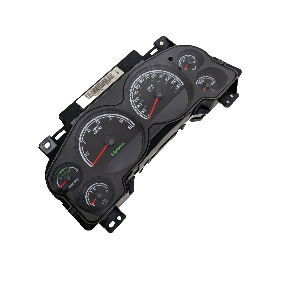 07-13 Sierra Silverado Tahoe Suburban Hybrid Speedometer Instrument Cluster OEM